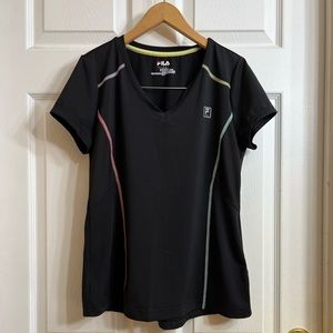 Fila sport V-neck top